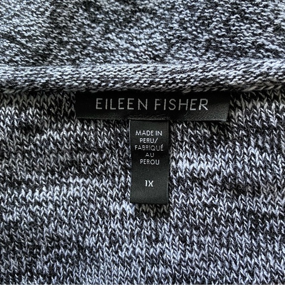 Eileen Fisher Gray Side Slit Pullover Sweater AFE Women’s Size 1X - Picture 9 of 10